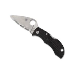 Couteau Spyderco Manbug Lightweight Leaf Noir