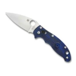 Couteau Spyderco Manix 2 Bleu Translucide