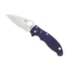 Couteau Spyderco Manix 2 G10 Bleu