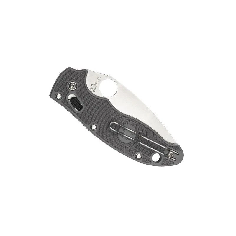 Couteau Spyderco Manix 2 Maxamet Gris 4 Couteau Spyderco Manix 2 Maxamet Gris – Image 2
