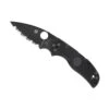 Couteau Spyderco Native 5 Tout Noir Lame à Dents -Le Tranchant Soldes Magasin couteau spyderco native 5 tout noir lame a dents