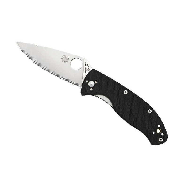 Couteau Spyderco Tenacious à Dents C122GS 3 Couteau Spyderco Tenacious à Dents C122GS