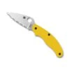 Couteau Spyderco UK Penknife Salt Jaune à Dents 1 Couteau Spyderco UK Penknife Salt Jaune à Dents -Le Tranchant Soldes Magasin couteau spyderco uk penknife salt jaune a dents