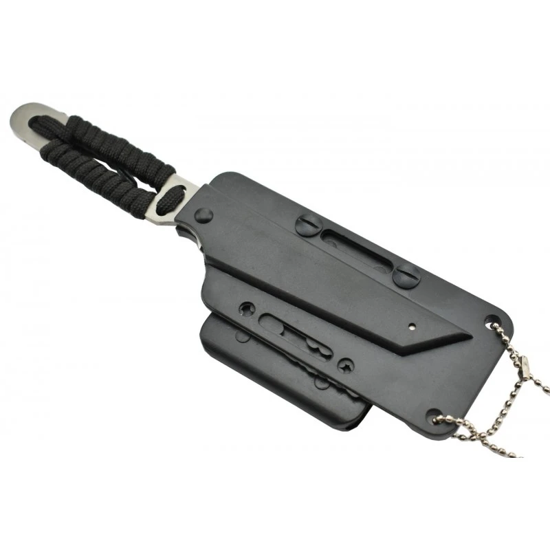 Hunting Knife HK8829 - Couteau De Chasse Lame Tanto Mixte 4 Hunting Knife HK8829 - Couteau De Chasse Lame Tanto Mixte – Image 2