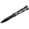 Max Knives P38B - Couteau Papillon Acier Inox Noir -Le Tranchant Soldes Magasin max knives p38b couteau papillon acier inox noir