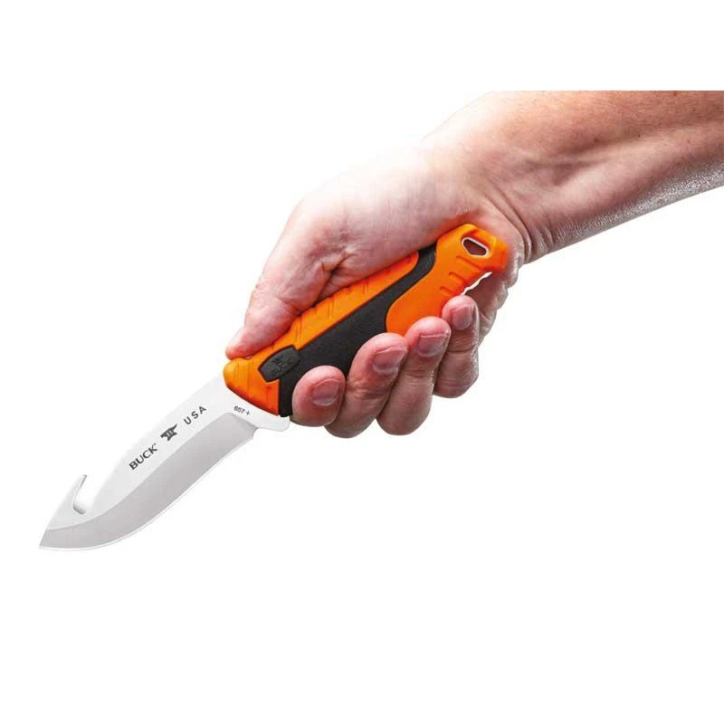 Poignard Buck Pursuit Pro Large Guthook 0657ORG 8 Poignard Buck Pursuit Pro Large Guthook 0657ORG – Image 6