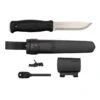 Poignard Mora Garberg Noir Inox + Kit De Survie -Le Tranchant Soldes Magasin poignard mora garberg noir inox kit de survie