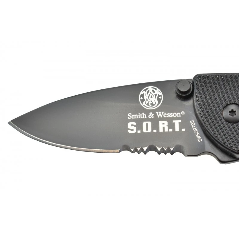 Smith & Wesson SWSORTBS - Couteau Ouverture Assistée 440C Alu 4 Smith & Wesson SWSORTBS - Couteau Ouverture Assistée 440C Alu – Image 2